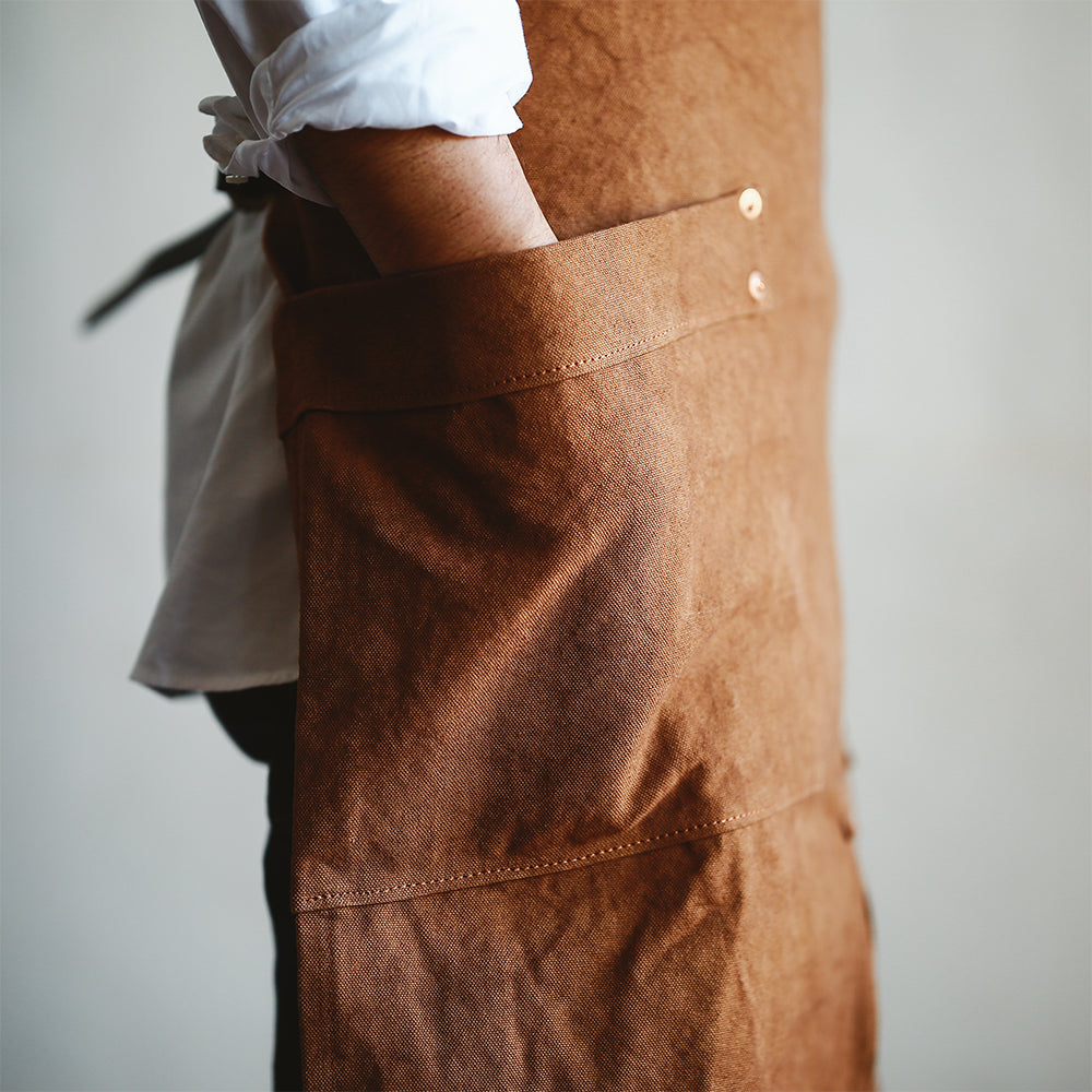 柿渋染め / 15.2oz Heavy weight / Work Apron N/D