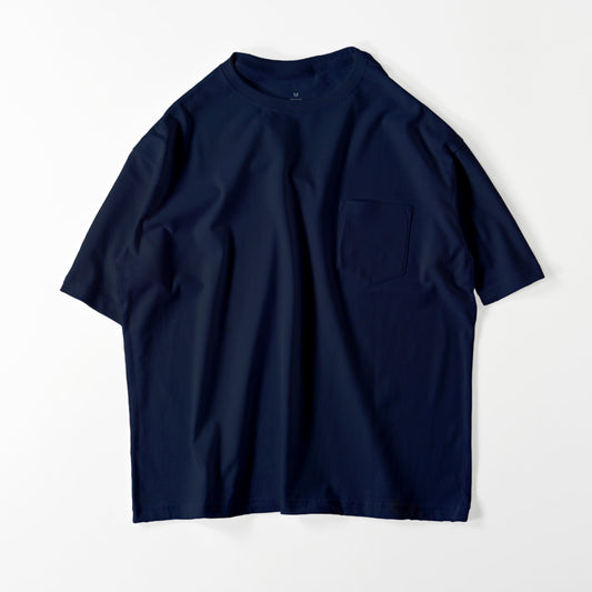 TANOTI Apparel Col. / BIG silhouette Crewneck Pocket T-shirt